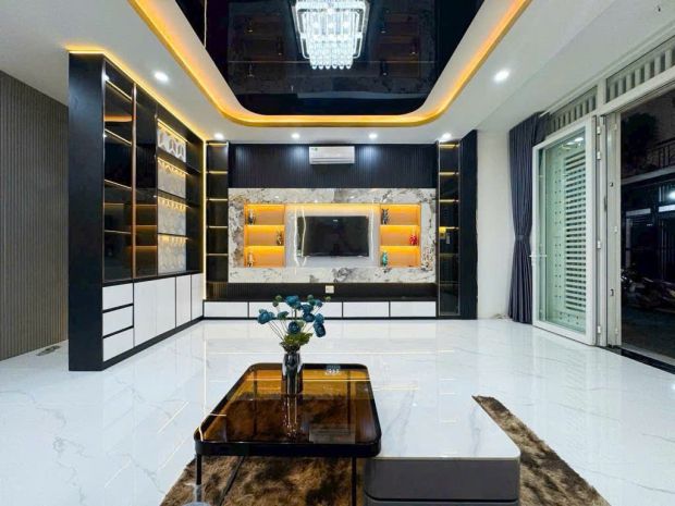 Bán nhà hẻm xe hơi 7m - 4 tầng - 5pn - huỳnh tấn phát - chỉ 6998202