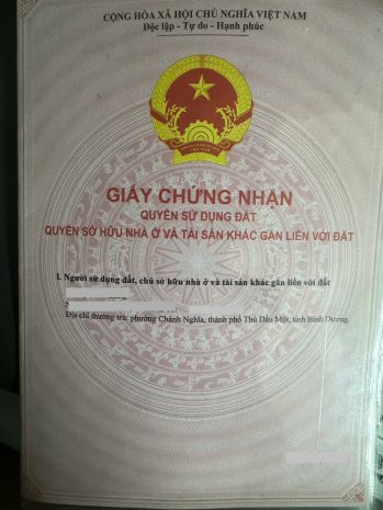 Vip mặt tiền đắc địa trong kdc chánh nghĩa d.tích: 5x20th 6998629