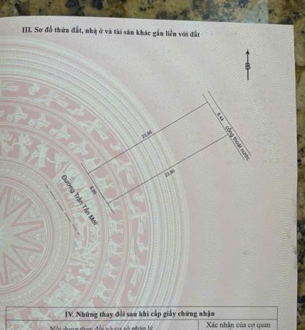 Chủ gửi bán lô đất trần tấn mới  phường thuận phước, quận 6999268