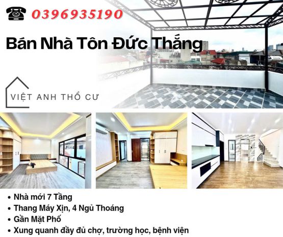 Bán nhà phố tôn đức thắng, 7 tầng thang máy, ngõ nông gần 6999334