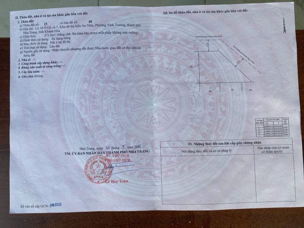 Bán siêu phẩm của nha trang-đất biệt thự an viên  3mặt 7001997