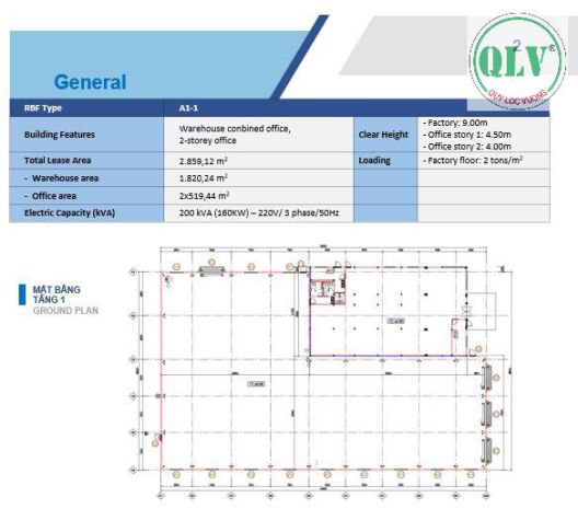 Cho thuê nhà xưởng 4.292m2 trong kcn amata biên hòa đn 7003085