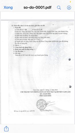 Chính chủ cần bán đất mặt tiền đường số 5, cam thành bắc, 7009840