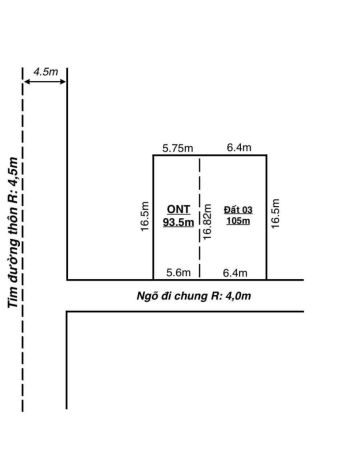 Lô rộng 12m  200m² giá chỉ 1.6x tỷ  thái lai tân phong 7014559