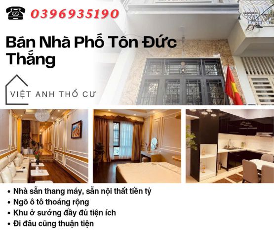 Bán nhà phố tôn đức thắng, ngõ ô tô, 7 tầng, nội thất tiền 7015535