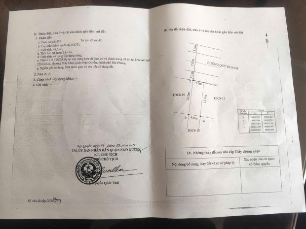 Bán lô đất đẹp trung tâm phường ngô quyền, hải phòng  hạ 7016051