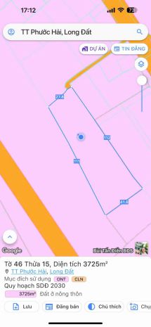 Chính chủ gửi bán đất ngay mỹ thuận-long mỹ-bà rịa phước 7016542