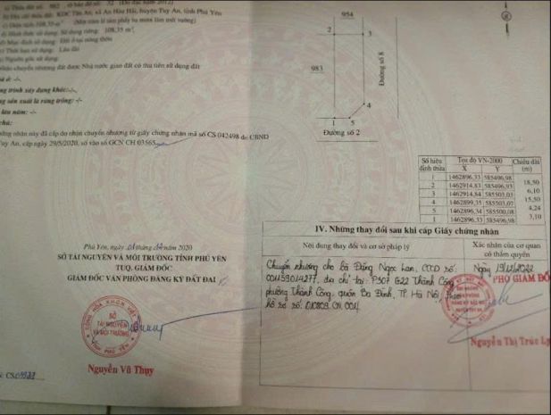 Chính chủ bán đất khu chợ yến, tuy an  phú yên cũ 7017432