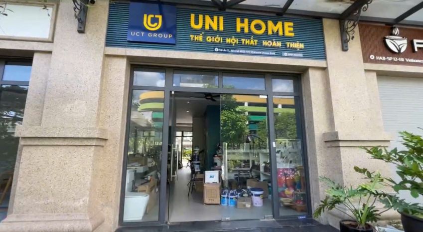Cho thuê tầng 1 shophouse hoàn thiện  2 mặt tiền 7018704