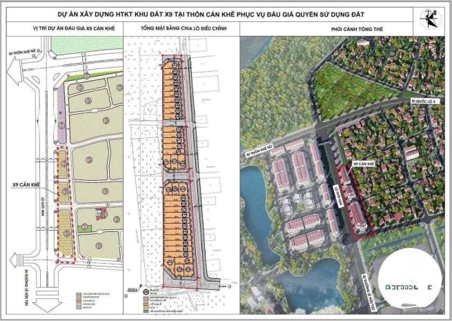 Bán đất đấu giá x9 cán khê- nguyên khê đông anh : mặt đường 7018724