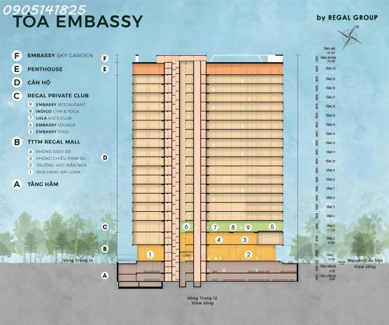 Bán căn hộ 2pn  regal complex đà nẵng 7023782