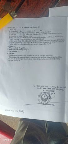 Bán nhà hiệp thành 43  quận 12  9x25m 7025212