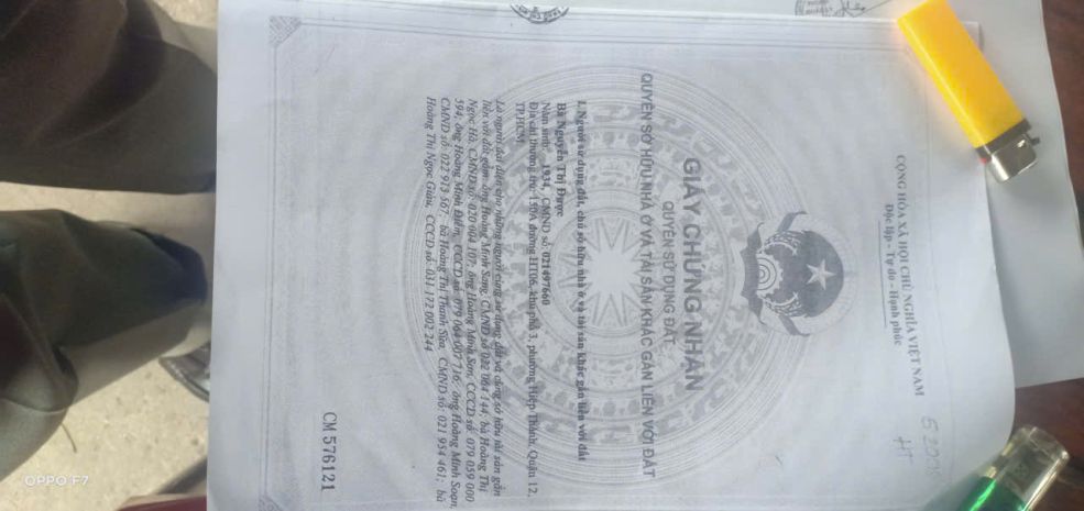 Bán nhà hiệp thành 43  quận 12  9x25m 7025214