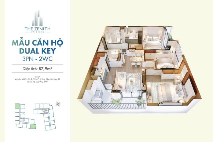 Siêu hot  bán căn hộ the zenith đồng hòa  trung tâm kiến 7025484