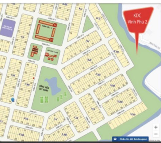 Cần bán nhanh lô đất kdc vĩnh phú 2, phường vĩnh phú, tx 7026124