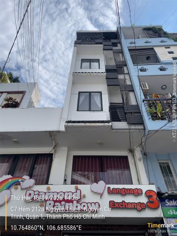 Nhà đẹp - mặt tiền - cần bán nhà 3 tầng 212bc68 nguyễn 7027827