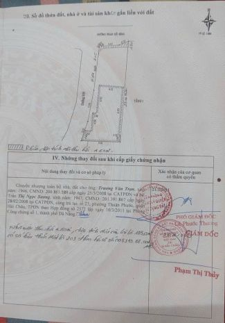 Bán nhà tại 65 phan kế bính, p hải châu, tp đà nẵng 7037904