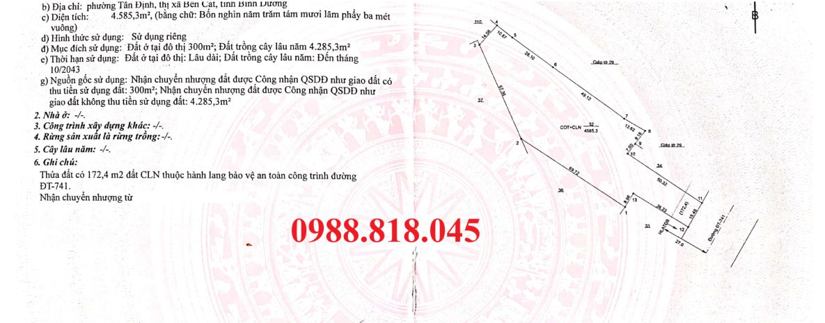 Bán nhà phố nguyễn văn thành đường tỉnh 741 phường tân 7038649