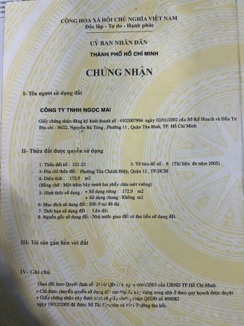 Ông anh kẹt bán gấp căn nhà mt nguyễn thị búp, dt rộng 7039354