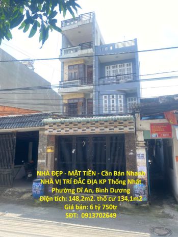 Nhà đẹp - mặt tiền - cần bán nhanh nhà vị trí đắc địa kp 7041521