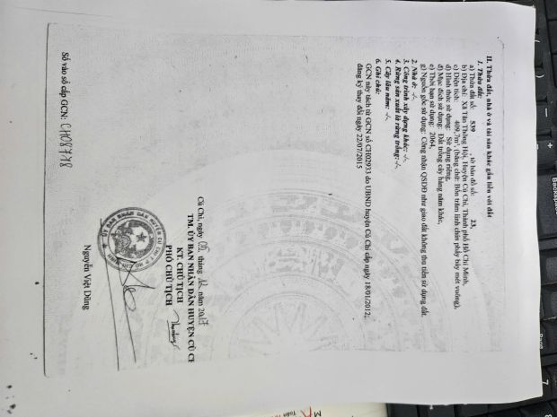 Chính chủ  bán đất mặt tiền xã tân thông hội ,củ chi , hồ 7042098