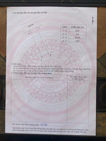Bán lô đất 100m2 full thổ cư thuộc kđt điện nước xuân hoà 7042311
