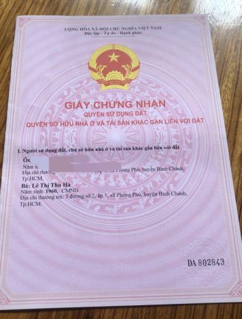 Bán biệt thự hiếm 144m2 tại kdc gia hòa xã phong phú, bình 7042487