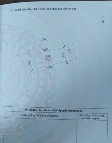 Em gái muốn bán 71m đất ô tô đỗ cửa đường tông ngay chợ, 7043600