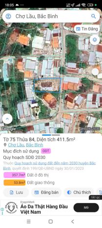 Đất đẹp - giá tốt -  bán đất vị trí đắc địa thị trấn chợ 7049669