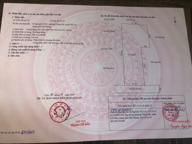 Bán lô đất xây biệt thự nhà vườn  đường tđc điểm 3, đằng 7051182