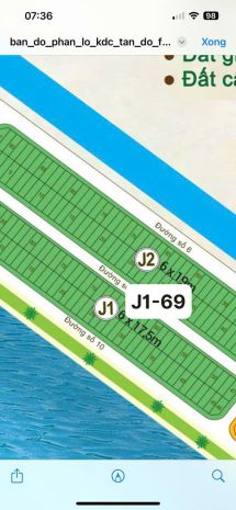 Chính chủ bán gấp lô đất đẹp  kdc tân đô  đức hòa hạ 7051362