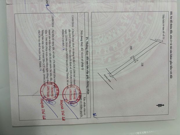 Bán gấp nhà riêng 500m²  tại an phước, long thành  sát 7053230