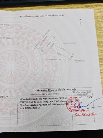 Lô 149.8m² giá hiếm 2.6x tỷ  mặt đường quyết tiến đồ sơn 7054744