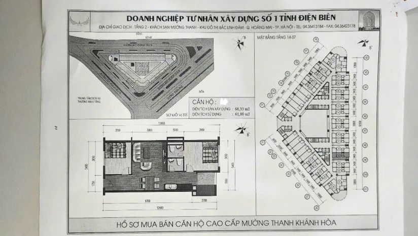 Bán căn hộ mường thanh nha trang, ngay cầu trần phú  giá 7055840