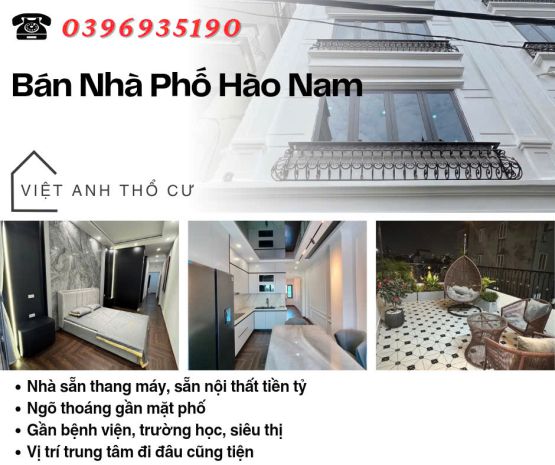 Bán nhà hào nam, 7 tầng, thang máy, gần mặt phố, giá: 13.65 7056307
