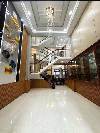 Nhà 4 tầng sang trọng full nội thất 54m2, hẻm xe hơi thông 7056633