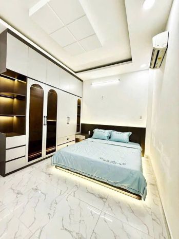 Nhà 4 tầng sang trọng full nội thất 54m2, hẻm xe hơi thông 7056635