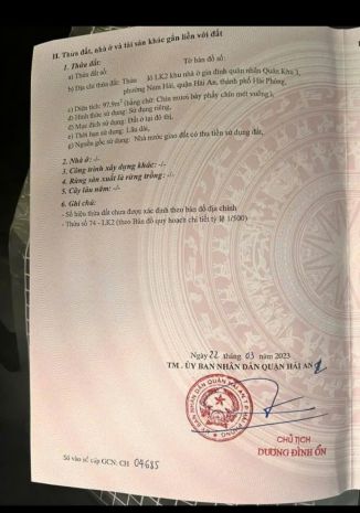 Bán đất đẹp dự án quân khu 3, nam hải  hải an, hải phòng 7060021