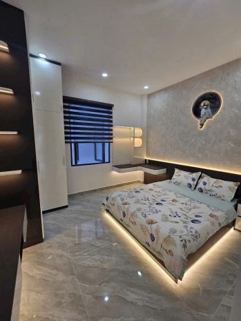 Nhà 4x16 mặt tiền hẻm 8m  lâm thị hố, trung mỹ tây  nhà 7060638