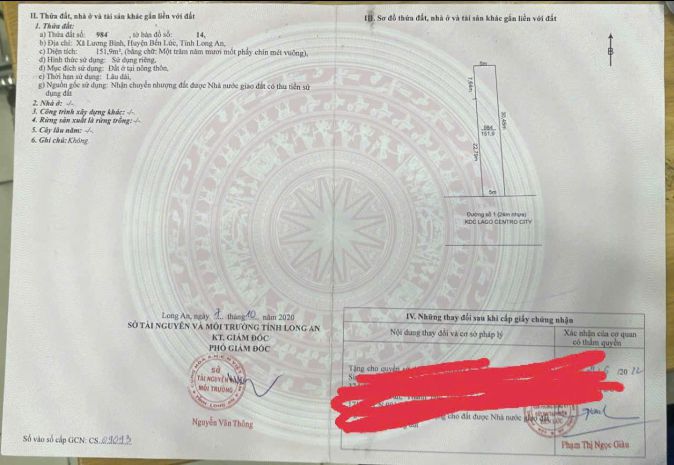 Đất đẹp - mặt tiền - bán gấp lô đất tiềm năng tại xã lương 7064408