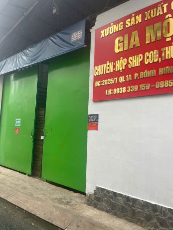 Bán gấp nhà xưởng siêu đẹp đông hưng thuận 17, q12  dt 7065622