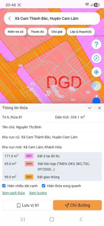 Cơ hội đầu tư sinh lời - bán lô đất xã cam thành bắc, cam 7067526