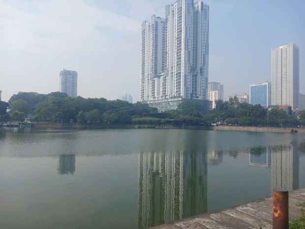 Bán đất tặng nhà 4 tầng 90m mt 6m chiến thắng gần hồ văn 7069166