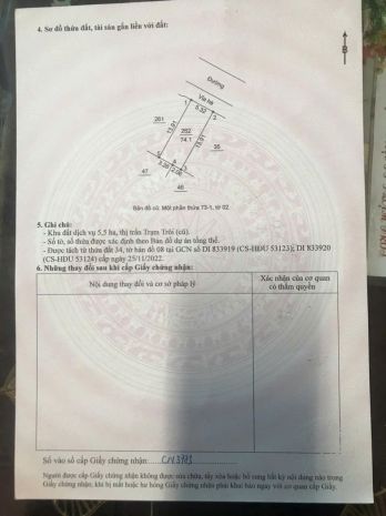 Đất phân lô tt trạm trôi, xã hoài đức chung đường bt lideco 7070646