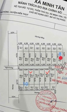 Lô 98m² giá 9xx triệu  rẻ nhất thù du minh tân  zalo 0567 7070854