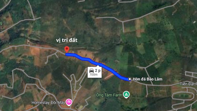 Đất nền 540m² có 200m² thổ cư  hồ ngọc, phường 2 bảo lộc 7074054