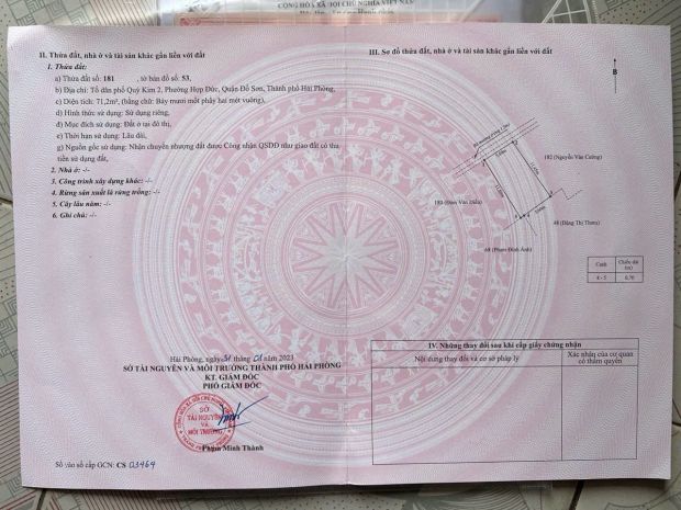 Đất ngõ 6m ô tô đỗ cửa  quý kim hợp đức giá chỉ 1,5xx tỷ 7074626