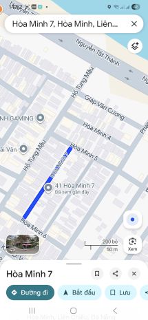 Bán đất tặng nhà mặt tiền hòa minh 7 vị trí cực đẹp 7075179