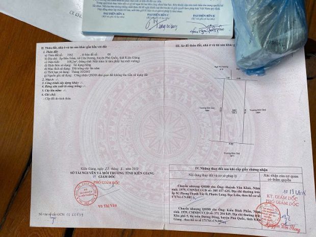 Chính chủ bán lô đất giá chỉ 600 triệu  ấp bến tràm, cửa 7084601