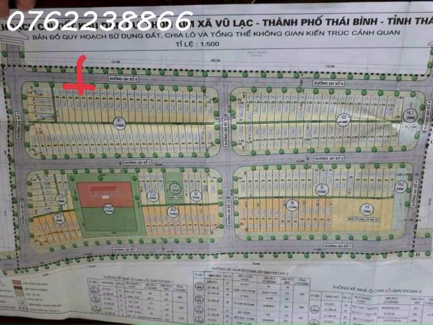 Bán đất tđc vũ lạc, thái bình, dt 78,9 m2, giá bán 1 tỷ 7085116
